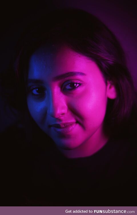 First try at dual tone portrait…