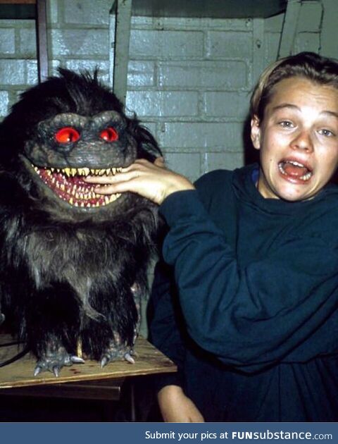 Young Leonardo DiCaprio with a Crite. 1991