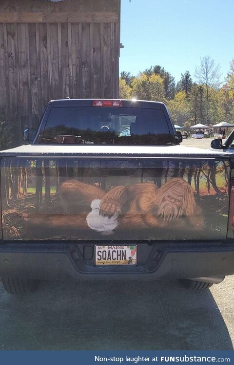 This truck in Maine