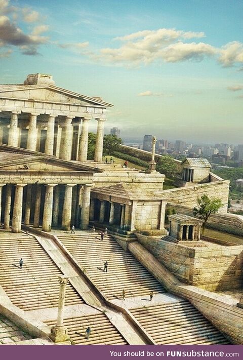 How ancient wonders of the world might look today