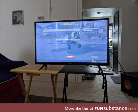 How tv trays were intended to be used, probably