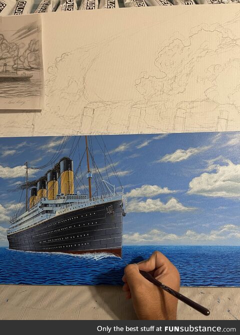 [OC] Titanic commissions & paintings