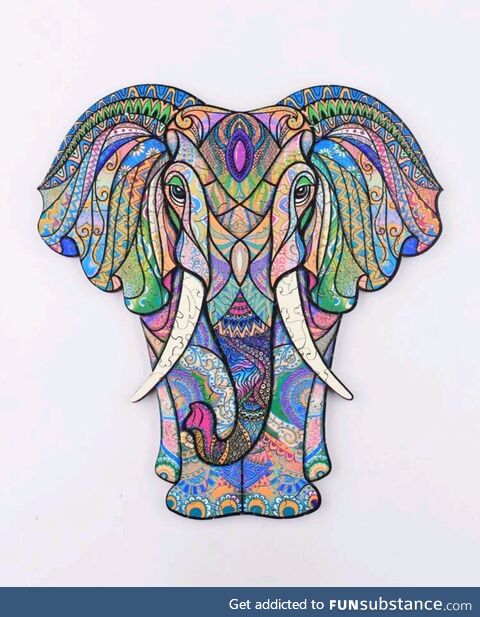Found this really trippy Elephant!