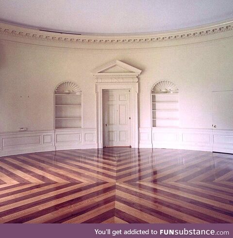 The Oval Office between presidents
