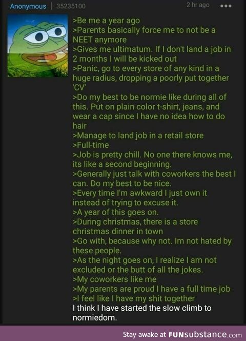 Anon is not a NEET anymore