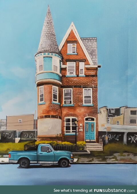 Acrylic painting