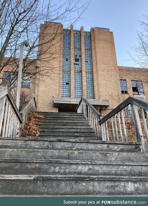 An abandoned school in Mahanoy City, PA