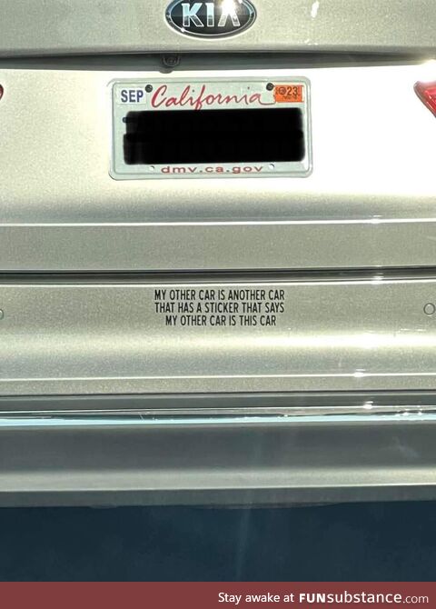 But what’s your other car?
