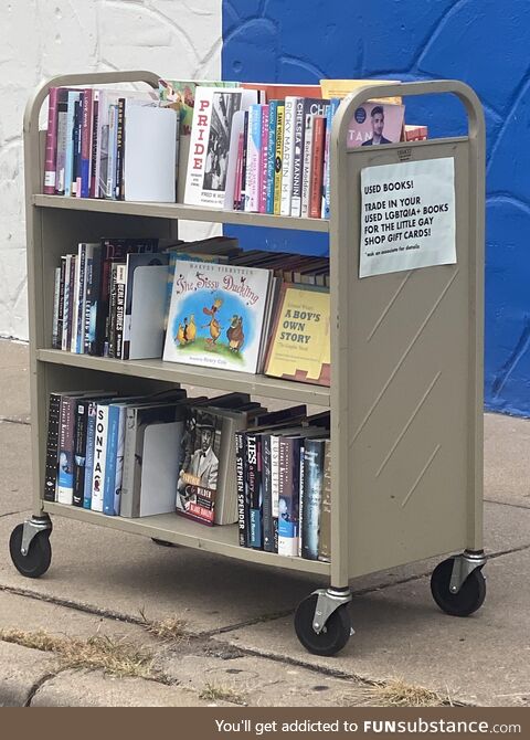 Found in Texas, The Little Gay Shop does not seem to be respecting the book ban