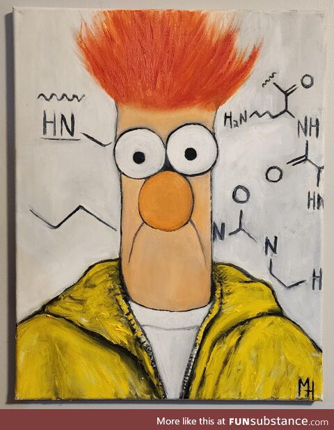 Breaking beakeR oil on canvas