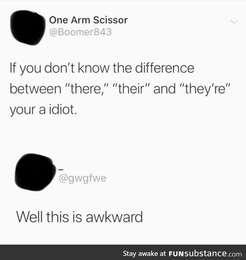 Well this is awkward