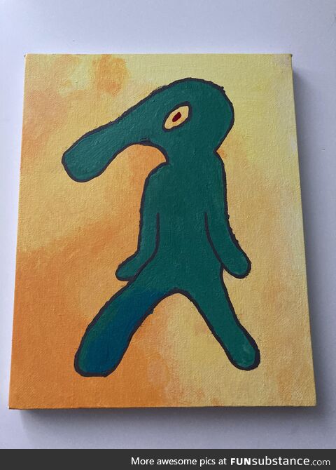 Messed up squidward from 6 months ago