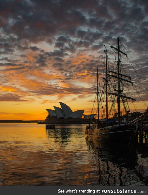 The sails at sunrise ????