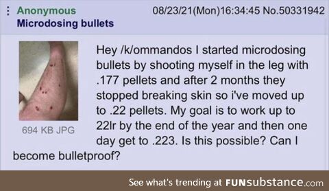Microdosing bullets