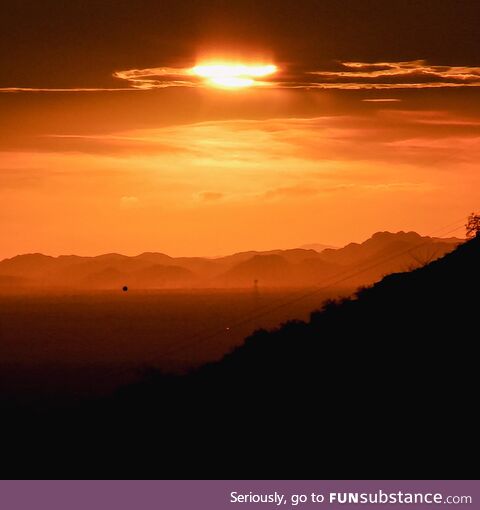 Sunset in phoenix