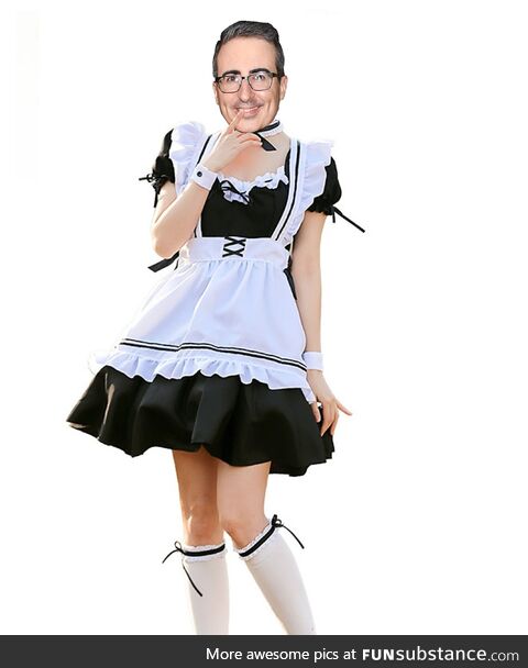Sexy French maid John Oliver