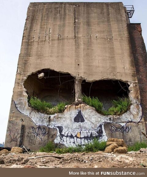 Evil graffiti in Texas