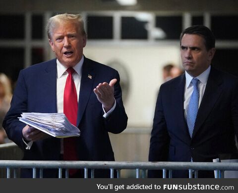 The look of a man who realizes he can't control his client
