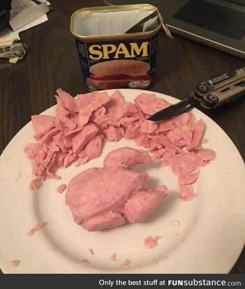 Just carving the turkey
