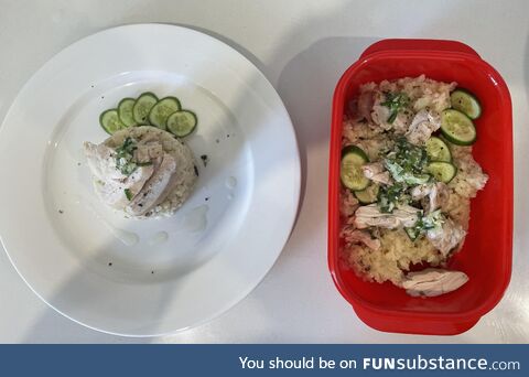 My girlfriend always laughs at how I serve her food VS. How I serve myself