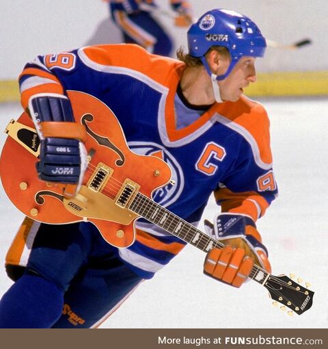 For the hockey/guitar fans - Wayne Gretschky