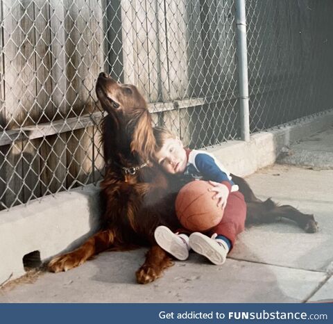 When I was a wee lad they couldn’t keep me away from the doggie. Best friends