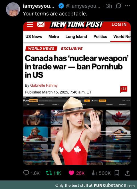 Ban ****hub? Oh no, anyways…