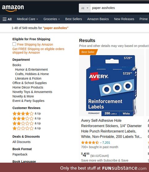 Amazon's search is something else