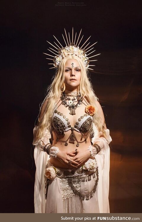 A stage outfit I made (including the crown)