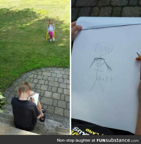 My kid is going places. Probably not to art school, but...Places