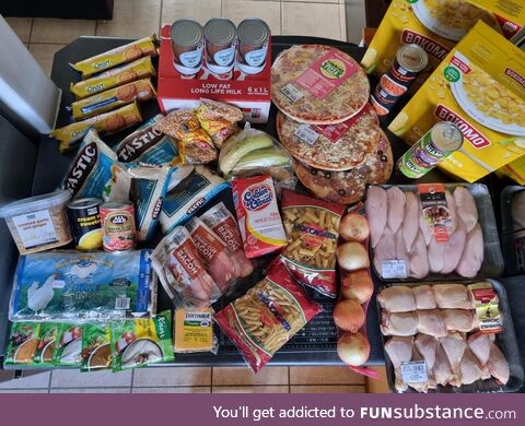 [OC] This is about $75 worth of food in one of the cheaper cities in South Africa