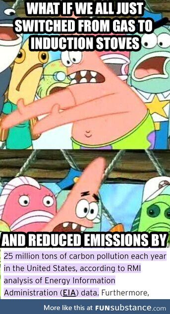 If you switch to an induction stove the government will give you a rebate btw