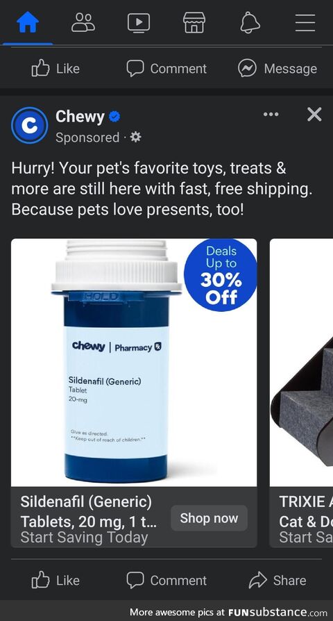 What would a pupper need viagra for?