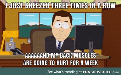 The joys of growing older