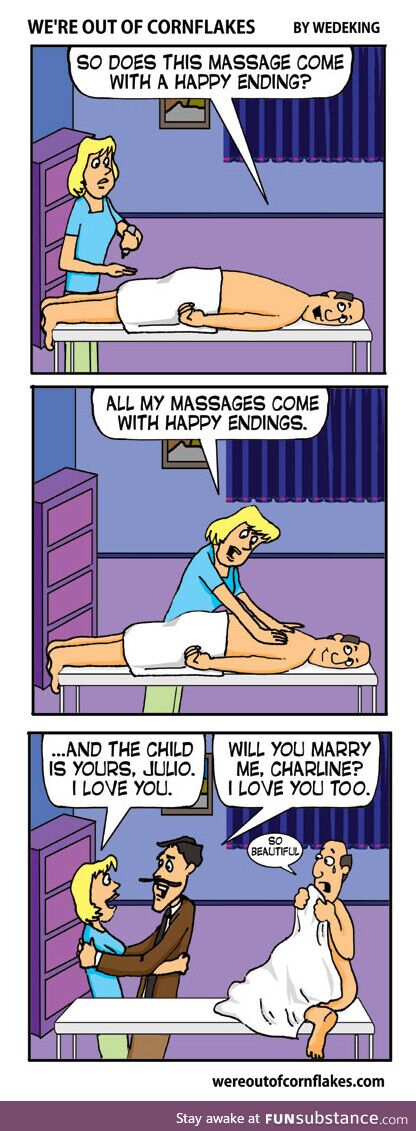 How all massages should end