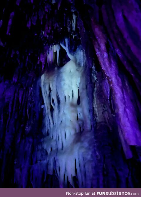 Black light cave tour