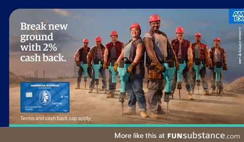 Break new ground with Amex Blue Business Cash