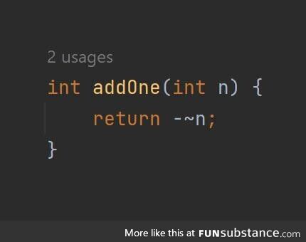 Fast add one — A Quake III algorithm