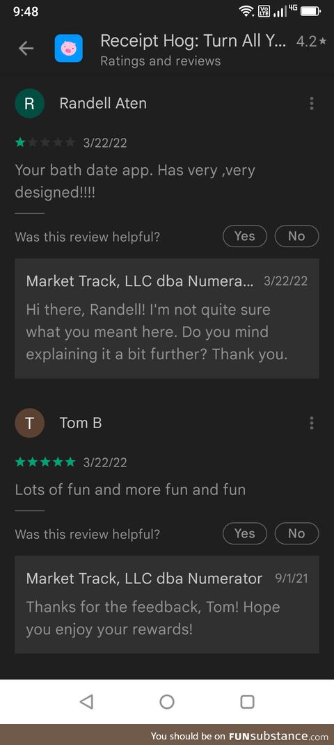 This app review needs a translation