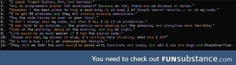 programmerHumorousQuotesAndBio