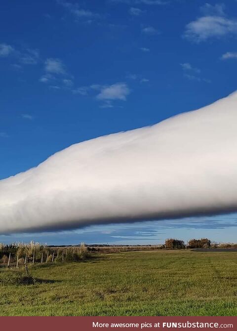 Beautiful cloud today in Villa Gesell! Argentina