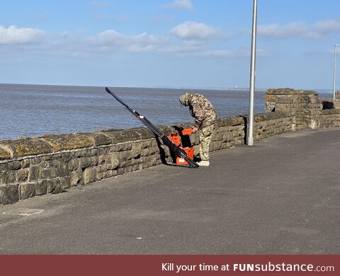 Somebody went home without their stuff…