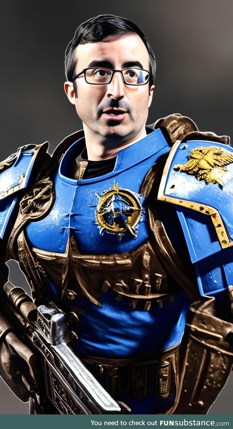 Warhammer Space Marine, John Oliver reporting for duty