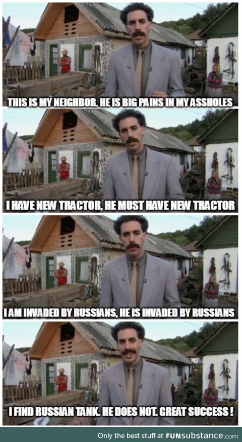 When you 'find' a tank on the side of the road .