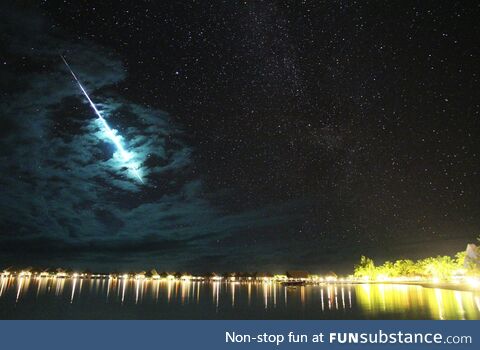 10 years ago, I went to Bora Bora and took a photo of the night… OMG WOW!