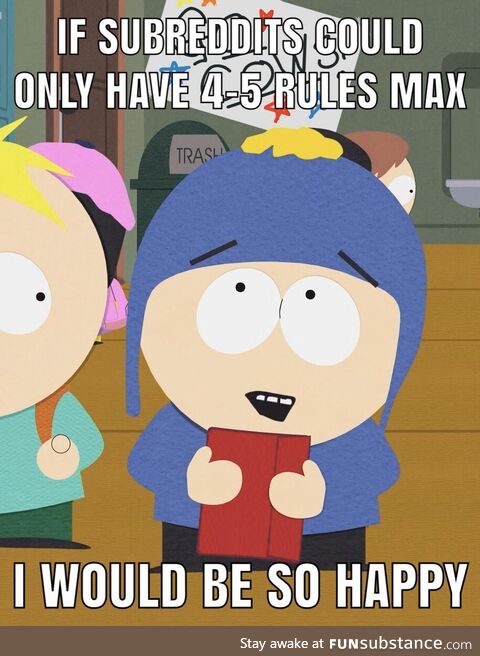 You didn’t post on meme Monday and not enough comment karma. Rule number 11