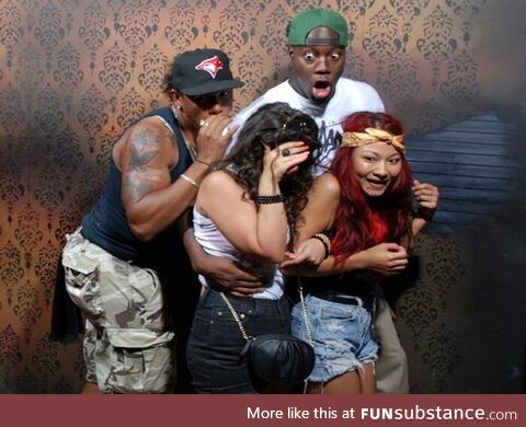 Surprise photos in the House of Horrors