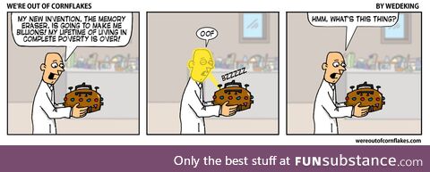 His invention will make him rich