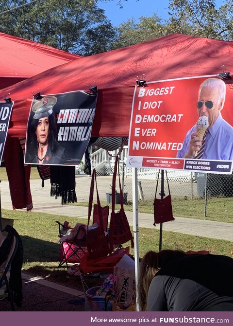 This tent at a local festival