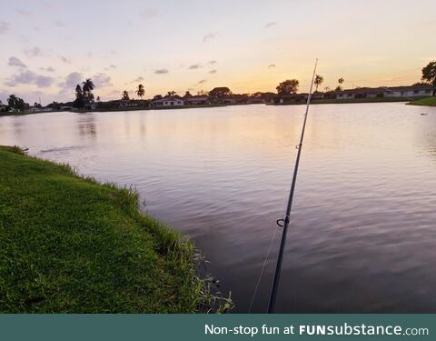 [OC] a relaxing evening fishing